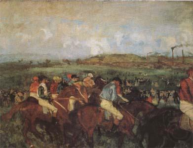 Edgar Degas The Gentlemen's Race Before the Start (mk09) china oil painting image